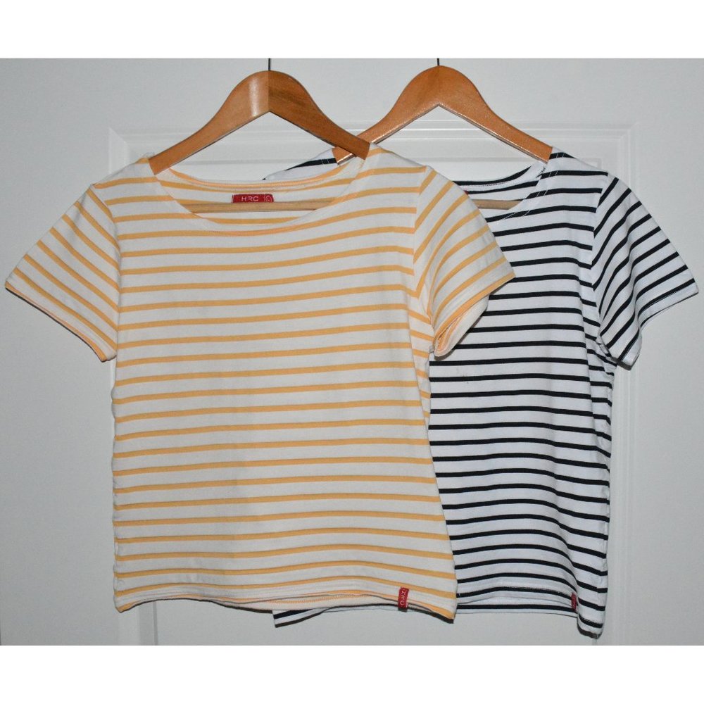 HRC Stretchy & Boxy Striped Tee Duo